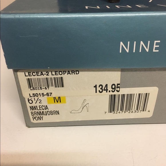 Nine West Leopard Print Heels - Picture 3 of 3